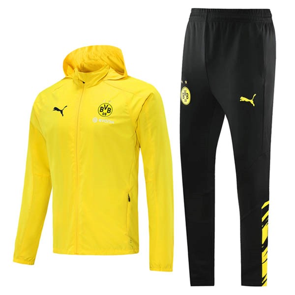 Giacca Calcio a vento Borussia Dortmund Set Completo 21/22 Giallo Nero